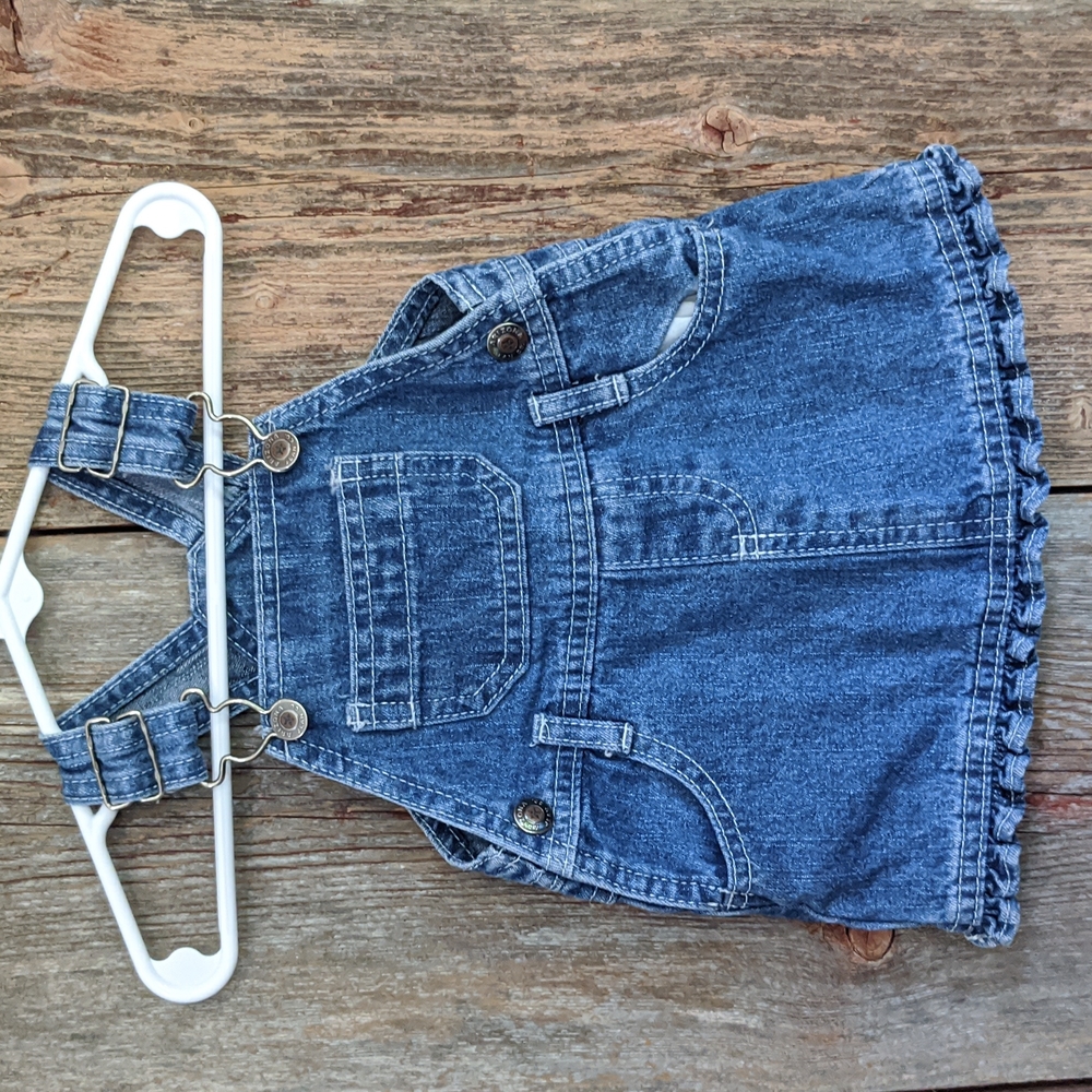 Girls bib skirt